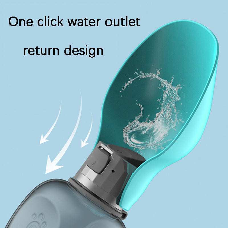 Hydrate on the go - 27oz (800ml) Leakproof pet water bottle with bowl – Perfect for walks - Keep Me Pawsted
