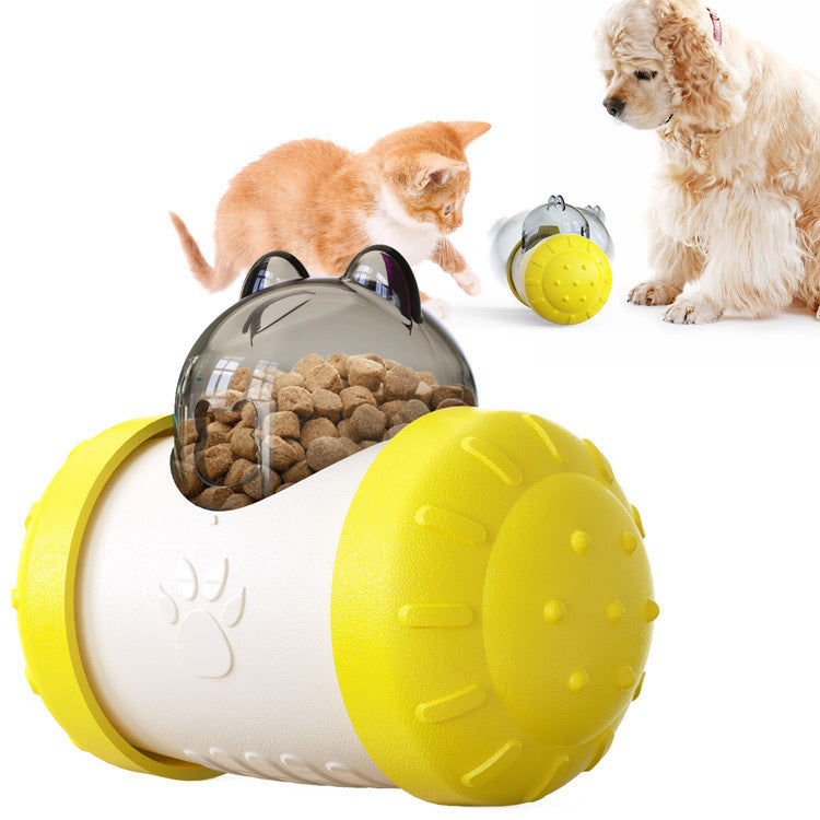 Pets Toys Dog Cat Leaking Food Ball Educational Interactive Toys Swing Bear Slow Food Ball - Keep Me Pawsted