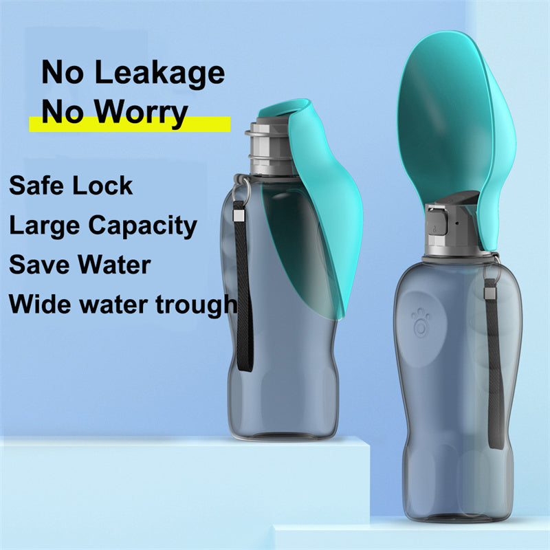 Hydrate on the go - 27oz (800ml) Leakproof pet water bottle with bowl – Perfect for walks - Keep Me Pawsted