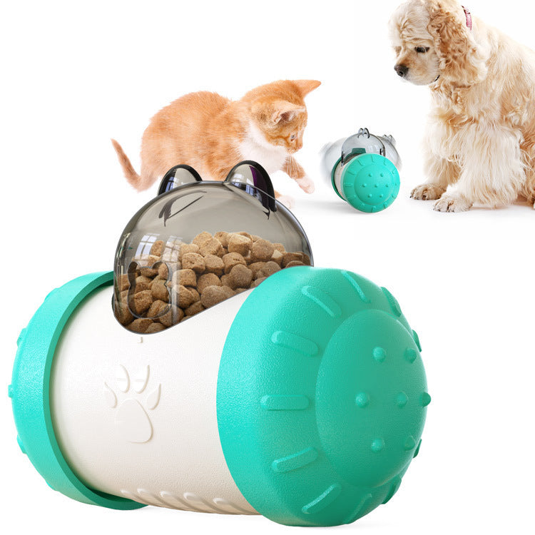 Pets Toys Dog Cat Leaking Food Ball Educational Interactive Toys Swing Bear Slow Food Ball - Keep Me Pawsted