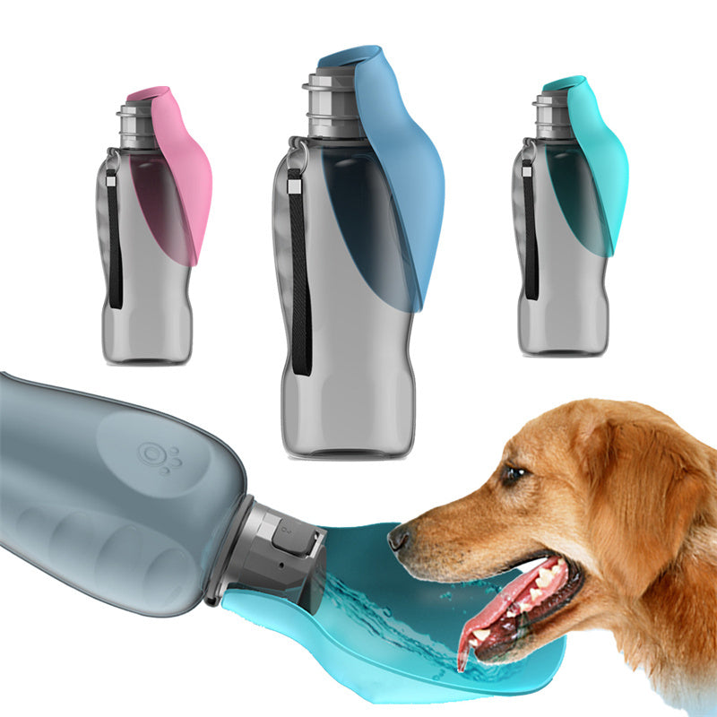 Hydrate on the go - 27oz (800ml) Leakproof pet water bottle with bowl – Perfect for walks - Keep Me Pawsted