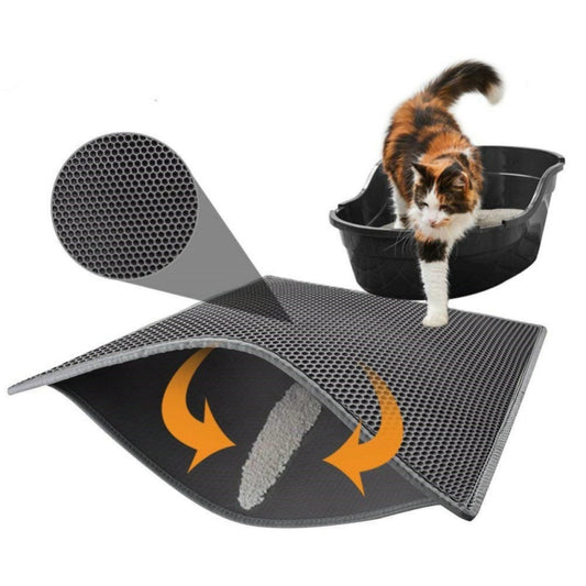 Cat Litter Pad Honeycomb Cat Pad Waterproof Urine Proof Pad Pet Supplies - Keep Me Pawsted
