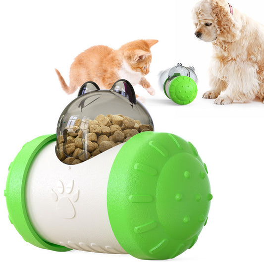 Pets Toys Dog Cat Leaking Food Ball Educational Interactive Toys Swing Bear Slow Food Ball - Keep Me Pawsted