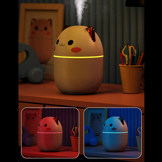 Air Humidifier Cute Cat Ultra-Silent USB Office Household Bedroom Car Aromatherapy Air Purifier With Led Cool Mist Spray - Keep Me Pawsted